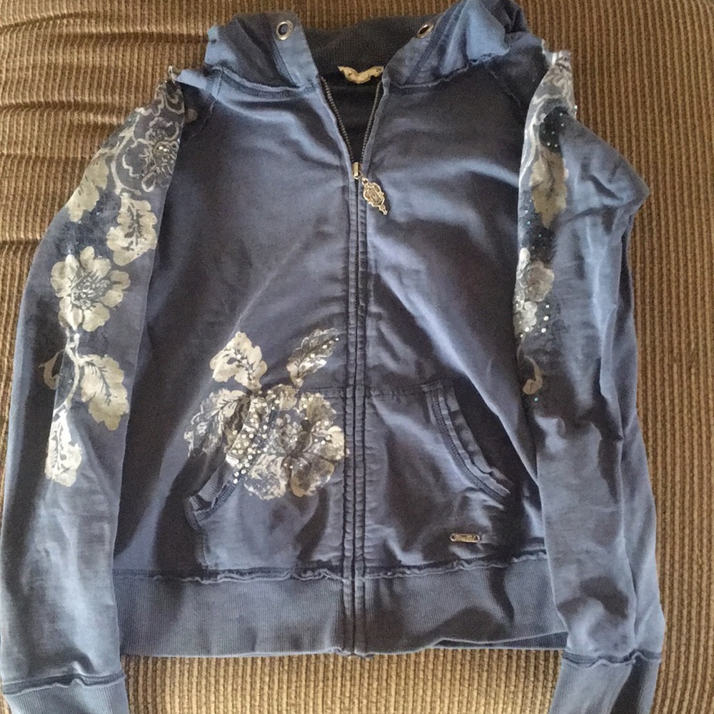 Miss Me Jacket Size Medium Crystal Detalis